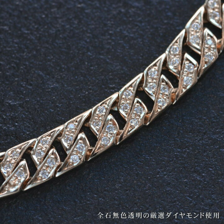 楽天市場】喜平 ネックレス 18金 ピンクゴールド ダイヤモンド 2.2ct 