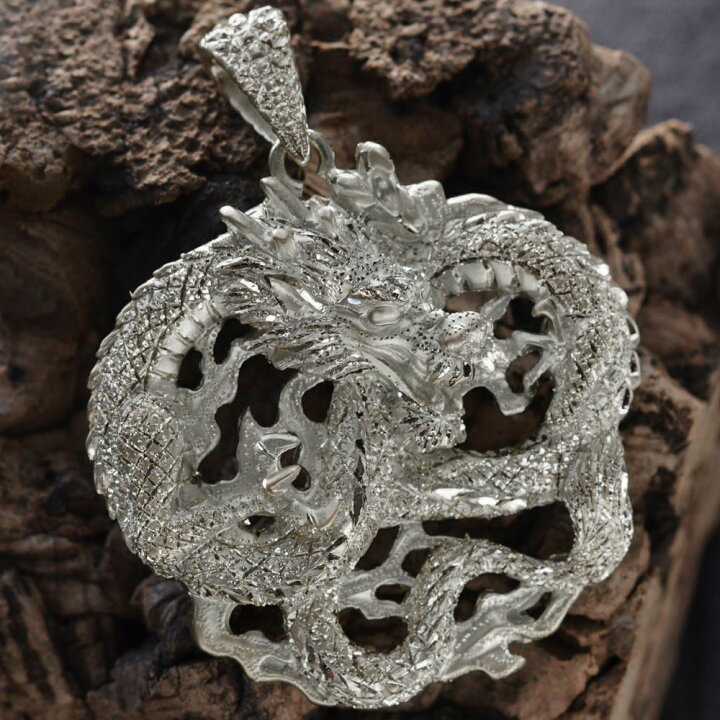 楽天市場】ペンダントトップ プラチナ Pt900 メンズ ドラゴン 龍 男性  