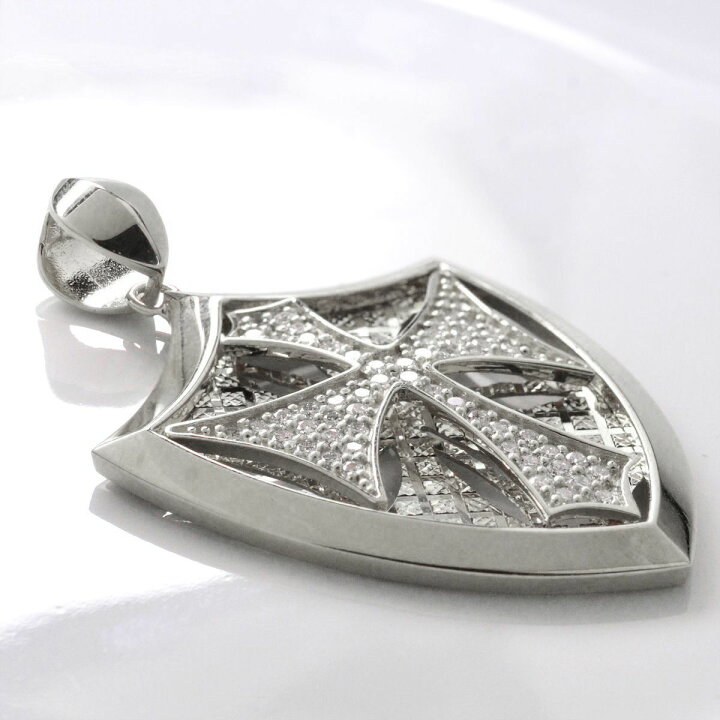 楽天市場】18金 ホワイトゴールド ペンダントトップ メンズ K18WG  