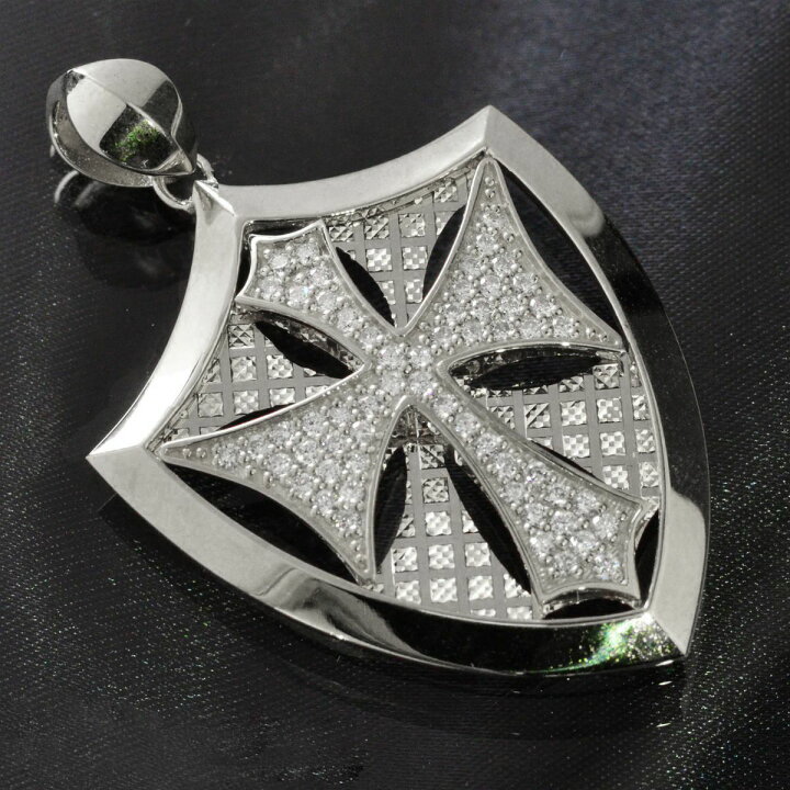 楽天市場】18金 ホワイトゴールド ペンダントトップ メンズ K18WG  