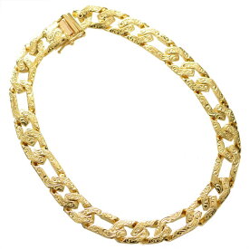 喜平 ブレスレット K18 18K 18金 メンズ ゴールド 20cm ハワイアンレリーフ リバーシブル メンズブレスレット 日本製 刻印入り キヘイ シンプル プレゼント ギフト 【standard】【reversible】【pattern】