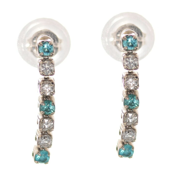 楽天市場】ピアス レディース プラチナ ダイヤモンド パライバ  