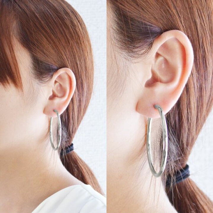 楽天市場】【スーパーSALE☆11%OFFクーポン】フープイヤリング K14 14 