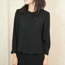 レースブラックフォーマルブラウス日本製単品　8800