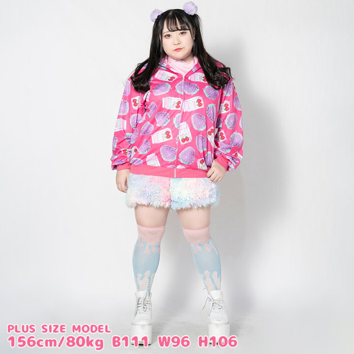 楽天市場 メンヘラチャン Zipパーカー 病みかわいい 病みかわ 病み メンヘラ 原宿 原宿系 ファッション レディース パーカー 長袖 薄手 オーバーサイズ ジップパーカー メンヘラチャン グッズ ゆめかわいい サブカル かわいい 総柄 ピンク Acdc Rag Acdc Rag 原宿竹下