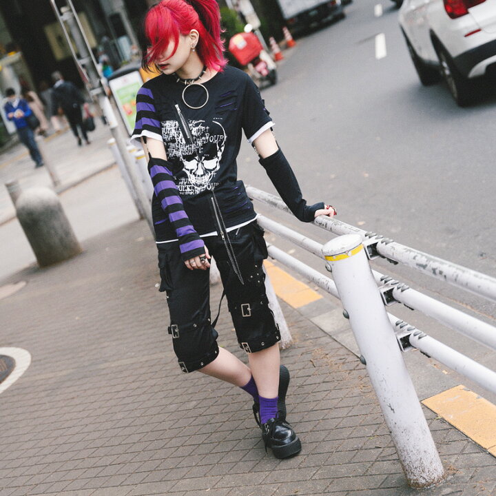 楽天市場 クロスzipパンツ ボンテージパンツ パンツ 7分丈 8分丈 パンク ロック ファッション V系 原宿 原宿系 レディース スキニー 細身 タータンチェック チェック 赤タータン モード かっこいい クール ダンス 衣装 ヒップホップ 黒 赤 Zip ベルト 退廃的 Acdcrag