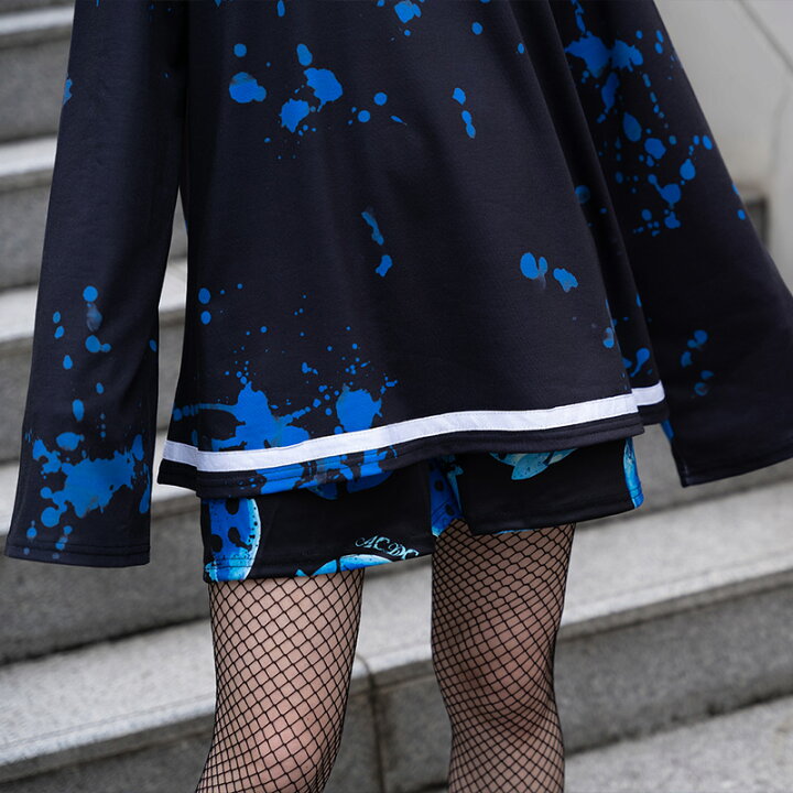 楽天市場 リンゴ セーラー セーラー服 制服 病み 服 病みかわいい パンク ロック V系 ヴィジュアル系 原宿系 ファッション 長袖 大きいサイズ レディース メンズ ライブ 衣装 派手カワ かわいい 個性的 ダンス衣装 リンゴ アップル 青 黒 Acdcrag Acdc Rag 原宿竹下通り店