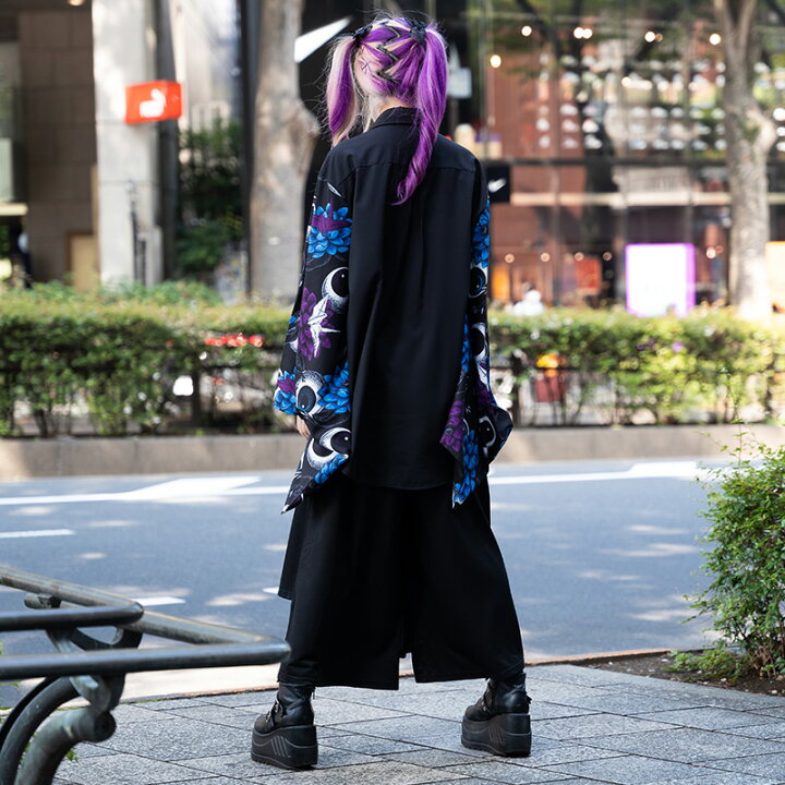 楽天市場】ハスノハナ キモノシャツ 着物 和服 長袖 原宿 原宿系 病み 