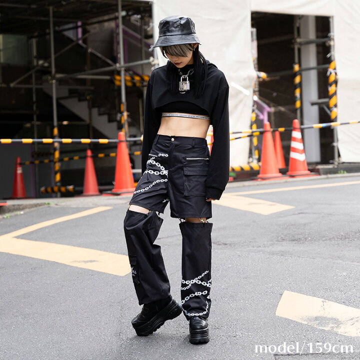 楽天市場 Sweet My Pain パンツ ブラック 原宿系 韓国 ファッション ロング丈 パンク ロック V系 病み 病みかわいい 大きいサイズ レディース メンズ ダンス衣装 衣装 派手カワ イラスト チェーン セパレート かわいい 個性的 黒 Acdcrag Acdc Rag 原宿竹下通り店