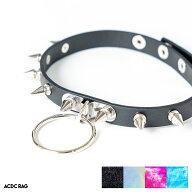 リングNチョーカー チョーカー 黒 ブラック ピンク ブルー パンク ロック ファッション V系 原宿 原宿系 …