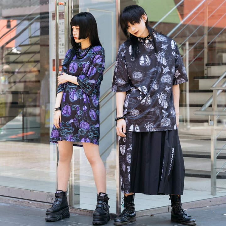 楽天市場】をち水 ヒュージTシャツ 半袖 ファッション 原宿系 原宿 