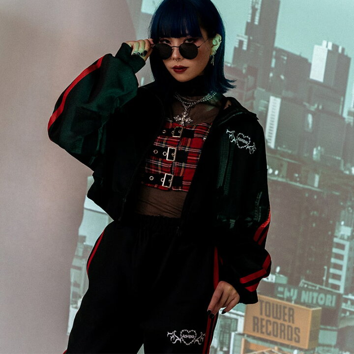 ピンクサングラス y2kファッション ガーリー 地雷 病み モード 韓国