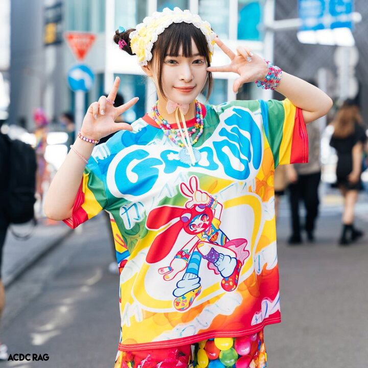 楽天市場 Groovy Tシャツ 半袖 カットソー 原宿系 原宿 派手カワ ファッション かわいい カラフル デコラ 女の子 個性的 レインボー ポップ キュート ファンシー ダンス 衣装 ダンス衣装 ヒップホップ レディース メンズ Acdcrag メール便可 Acdc Rag 原宿竹下通り店 楽天市場 Groovy Tシャツ 半袖 カットソー 原宿系 原宿 派手カワ ファッション かわいい カラフル デコラ 女の子 個性的 レインボー ポップ キュート ファンシー ダンス 衣装 ダンス衣装 ヒップホップ レディース メンズ Acdcrag メール便可 Acdc Rag 原宿竹下通り店