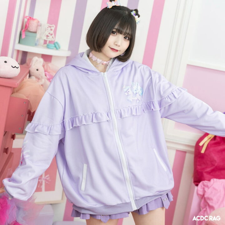 楽天市場】SweetMagicalユニコーン ZIPパーカー PU 長袖 原宿 原宿系 