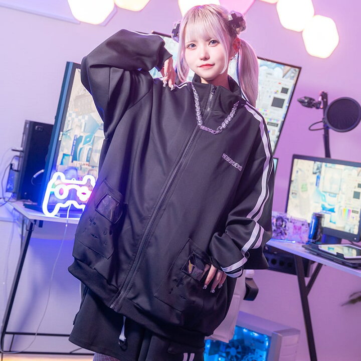 楽天市場】GAME OVER ジャージジャケット ブルゾン ジャージ 長袖 原宿 