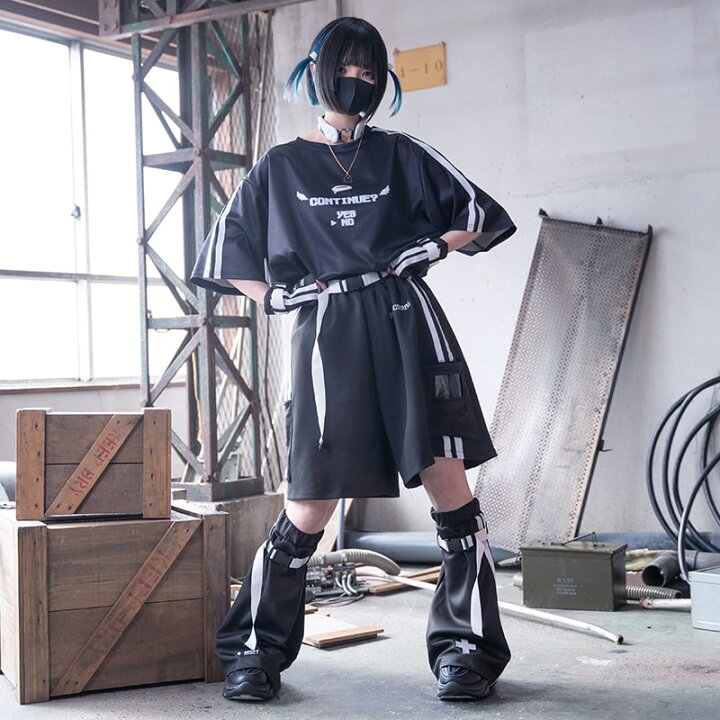 レッグウォーマー 天使界隈 服 ブランド 2色あり レッグウォーマー付き 