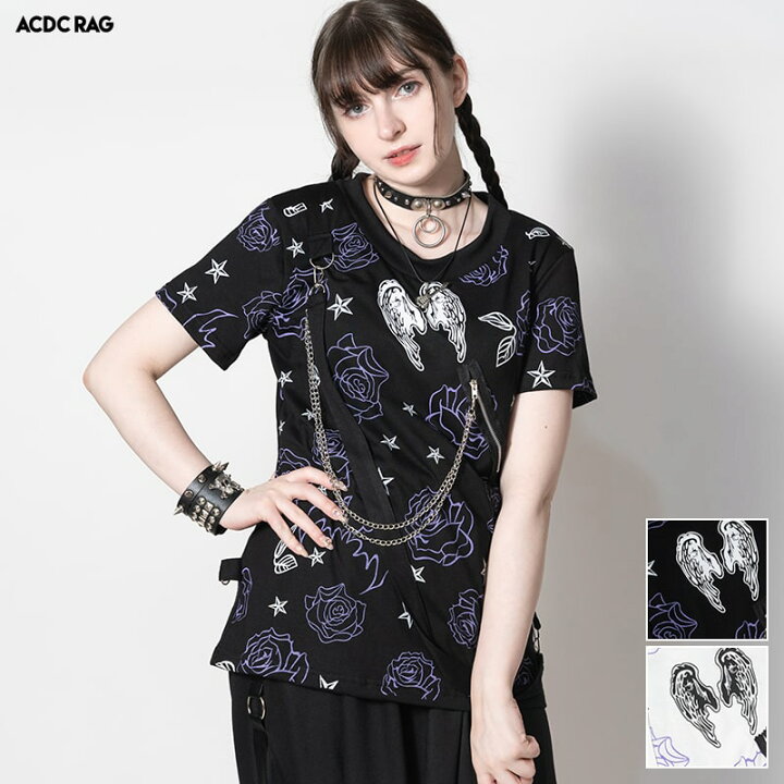楽天市場】AC PUNKS Tシャツ 半袖 原宿系 ファッション レディース 