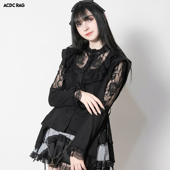 楽天市場】サイドレースシャツ Tシャツ カットソー 原宿 原宿系  