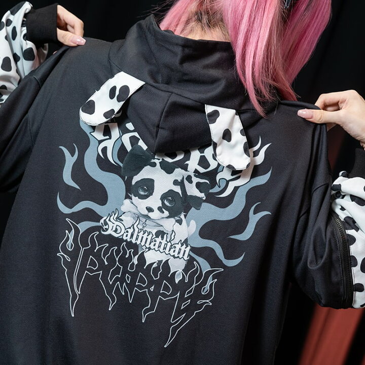 我愛你 -black-” パーカー | ching & co.（チンアンドコー スケーターソックス専門店） シーズー犬バンダナ LGBTQ ジェンダーフルイド フラッグ ノンバイナリー 恋人 パーカー