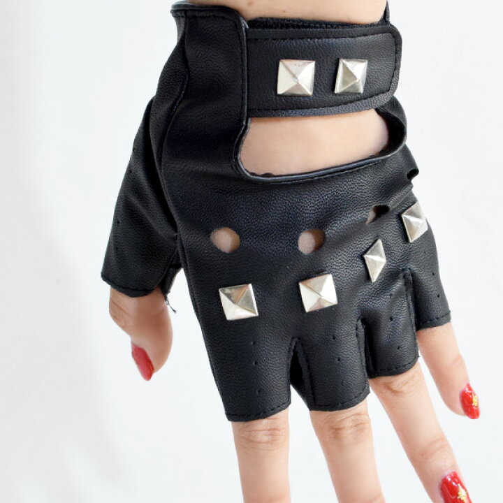 楽天市場 スタッズグローブ グローブ 手袋 スタッズ 鋲 合皮 皮 レザー フェイクレザー メンズ レディース キッズ パンク ファッション ロック 原宿系 V系 衣装 ダンス衣装 コスプレ 指ぬき 指なし Acdcrag Acdc Rag 原宿竹下通り店