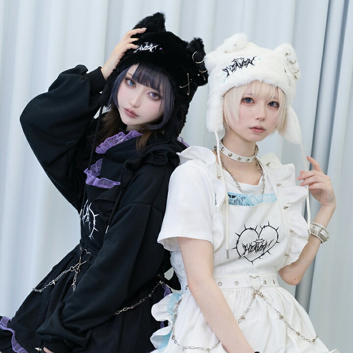 楽天市場】ANGEL PUNK ネコミミキャップ 帽子 ファー 原宿系 原宿 