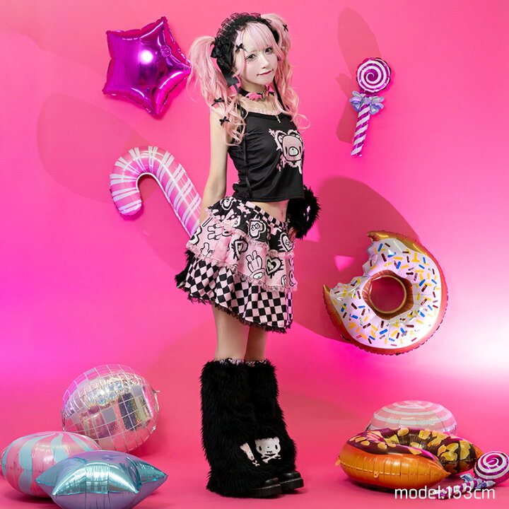 楽天市場】Gloomy x Sophie Powers Cake スカート ミニ丈 ファッション 