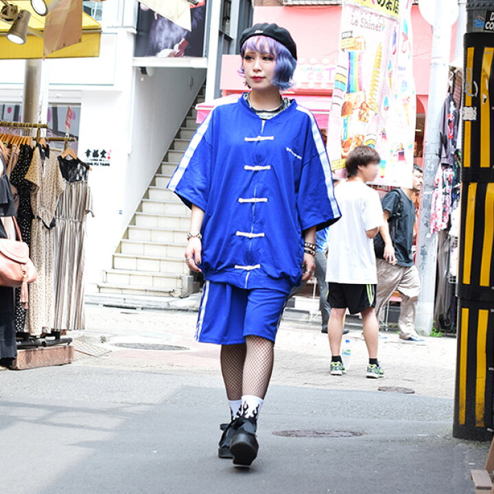 楽天市場 半袖 Lineブルゾン 原宿 韓国 原宿系 ファッション レディース メンズ チャイナ チャイナボタン ブルゾン ジャケット ジャージ 半袖 夏 派手カワ カラフル サイドライン 大きいサイズ ダンス 衣装 ヒップホップ ガールズ ダンス衣装 個性的 Acdc Rag Acdc