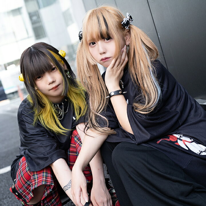 バニードール ヒュージtシャツ 半袖 パンク ロック V系 ファッション バンギャ 原宿系 原宿 韓国 黒 白 病みかわいい 派手カワ 個性的 イラスト うさぎ レディース メンズ ビッグシルエット オーバーサイズ 大きいサイズ Acdcrag メール便可 Acdc Rag 原宿竹下通り店