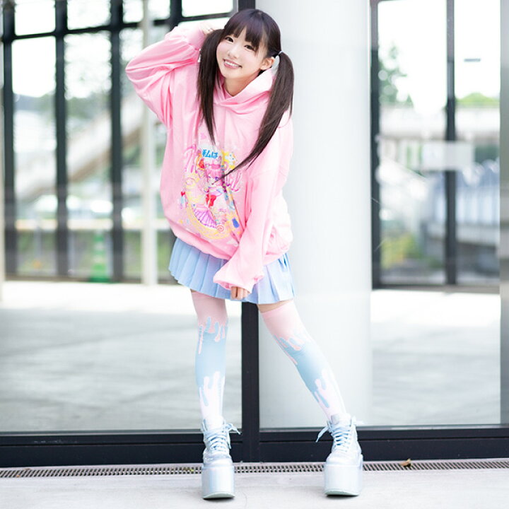 楽天市場 Magical Girl パーカー 原宿系 原宿 韓国 ピンク ゆめかわいい 派手カワ 派手 かわいい カラフル 個性的 イラスト レディース 大きいサイズ ピンク Acdcrag Acdc Rag 原宿竹下通り店