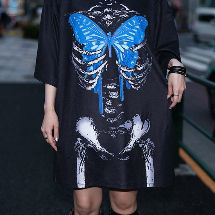 楽天市場】タレバタフライ ヒュージT Tシャツ 半袖 パンク ロック V系 