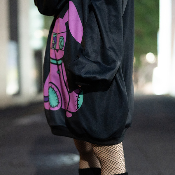 楽天市場】ネロ BIGパーカー 長袖 パンク ロック V系 ファッション 