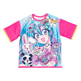 アニメ ACDC RAG Tシャツ 半袖 カットソー 原宿系 原宿 派手カワ ファッション かわいい カラフル デコラ 女の子 個性的 パステル ポップ キュート ファンシー ダンス 衣装 ダンス衣装 ヒップホップ レディース メンズ マルチカラー ACDCRAG [メール便可]