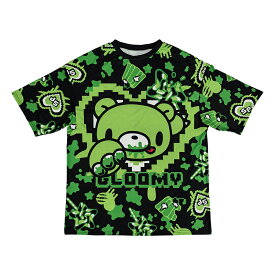 Gloomy x Sophie Powers Jelly ヒュージTシャツ 半袖 ファッション 原宿系 原宿 病み 病みかわいい 派手カワ ポップ ダーク キャンディ グルーミー グルーミー Gloomy 個性的 レディース メンズ ブラック グリーン 大きいサイズ ACDCRAG [メール便可]