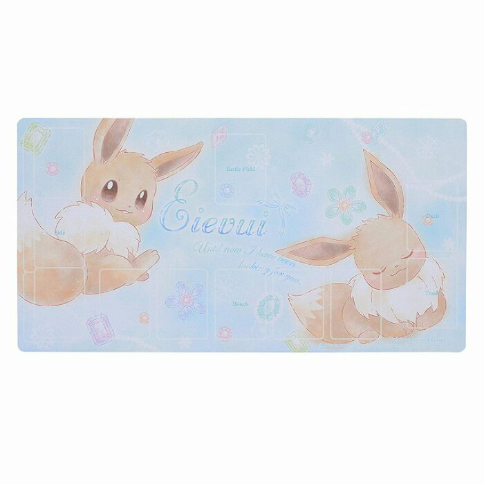 ポケモンセンターオリジナル ポケモンカードゲーム ラバープレイマット イーブイ ジュエル 的詳細資料 日本商品代購 From Japan
