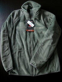 US.GEN3 ECWCSフリースジャケットFoliage Green【米軍実用, MADE IN USA】