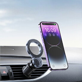 ek カスタム 車内 スマホ 透明磁気携帯電話ホルダー