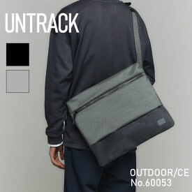 【 公式 】ショルダーバッグ UNTRACK アントラック サコッシュ お出掛け 斜め掛け 通勤 アウトドア アスレジャー A4 60053