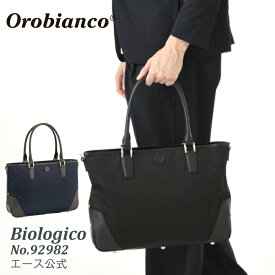 トートバッグ メンズ 2way Orobianco オロビアンコ ビオロジコ A4サイズ 13.3インチPC収納 A4サイズ 12L 770g 92982