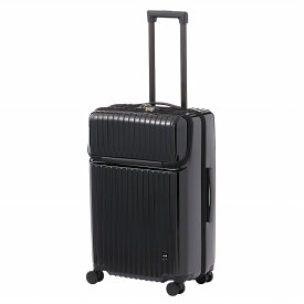 【 公式 】スーツケース Mサイズ ストッパー ダイヤルロック フロントオープン ACE エース タッシェ 59L 06537