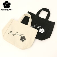 マリークワント サインロゴキャンバス ミニトート (MARY QUANT)【OL ランチバッグ サブバッグ 通勤 レディース マリクワ マリー クヮント デイジー MQ マリークワント かばん バック】★☆