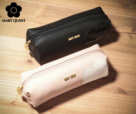 マリークワント シュリンクデイジーパッチ スクエアペンケース(MARY QUANT)【筆箱 ふでばこ レディース マリクワ マリー クヮント MQ ポーチ プチギフト】★☆