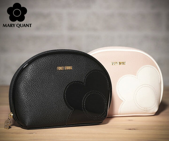 楽天市場】マリークワント シュリンクデイジーパッチ ラウンドポーチL  