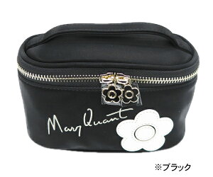 マリークワント サインロゴデイジーパッチ バニティ (MARY QUANT)【 通勤 通学 旅行 コスメ リップ 人気 化粧品 収納 ガジェットケース マルチケース コスメ ケース レディース マリクワ マリ
