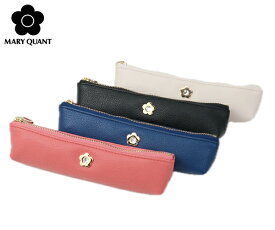 マリークワント ビジューデイジー ペンケース S (MARY QUANT)【筆箱 化粧ポーチ 旅行 ジム 通勤 通学 メイク道具 レディース マリクワ コスメポーチ MQ プチギフト】★☆