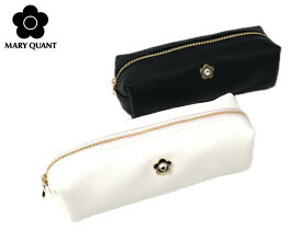 マリークワント ビジューデイジースクエアペンケース (MARY QUANT)【筆箱 化粧ポーチ 旅行 ジム 通勤 通学 メイク道具 レディース マリクワ コスメポーチ MQ プチギフト】★☆