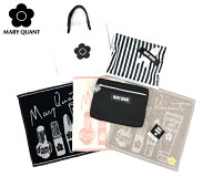 マリークワント コスメ柄 ギフトセット ポーチxタオルハンカチ (MARY QUANT)【同僚 上司 女友達 女子 ハ…
