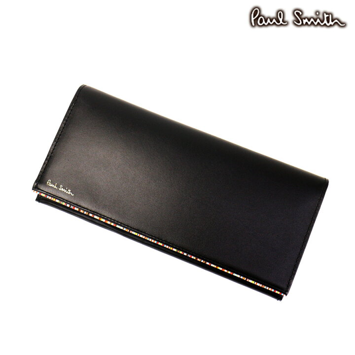 楽天市場 ポールスミス 財布 ストライプポイント2 かぶせ長財布 ブラック Psc756 Paul Smith ウォレット 長財布 メンズ 牛革 レザー 人気 ギフト ラッピング無料 あす楽 Ace Web