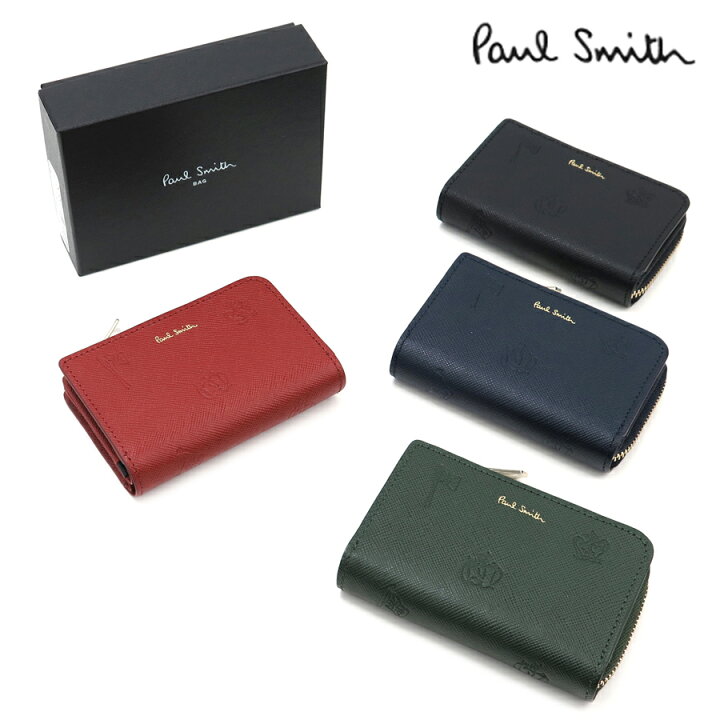 楽天市場 ポールスミス ポールドローイング2 コイン キーケース Psc953 Paul Smith ポールスミス 鍵 コインケース 小銭入れ 牛革 レザー メンズ ギフト あす楽 Ace Web