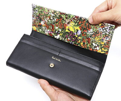 楽天市場 ポールスミス 財布 ガーデンフローラルトリム かぶせ長財布 Bpw104 ポールスミス Paul Smith ウォレット 長財布 レディース 牛革 レザー ギフト ラッピング無料 あす楽 Ace Web
