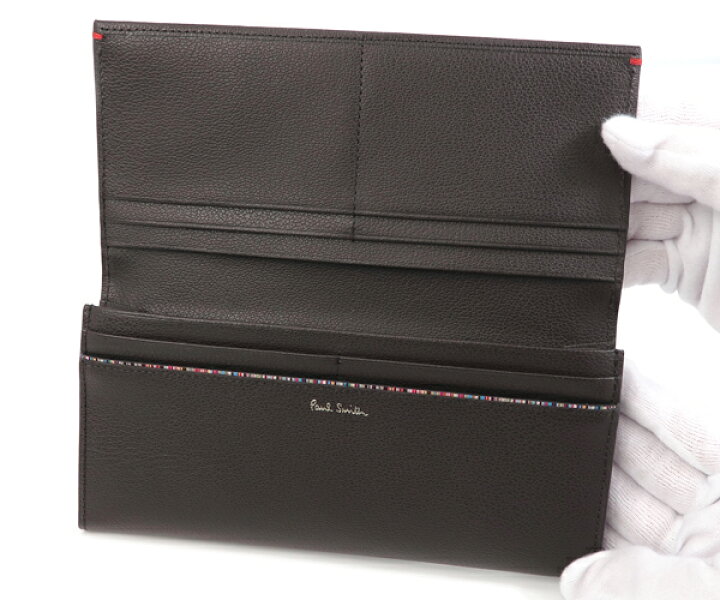 楽天市場】ポールスミス 財布 パネルディテール かぶせ長財布[BPS405 
